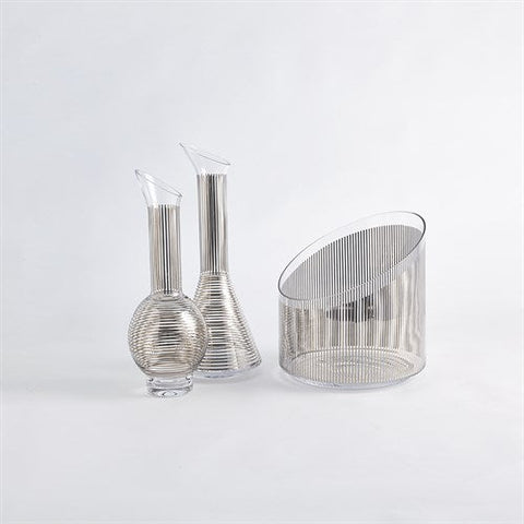 Platinum Stripe Wine Decanter-Sphere