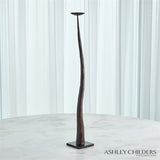 Chiseled Candle Holder-Tall-حامل شموع منحوت - طويل القامة