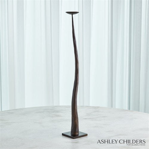 Chiseled Candle Holder-Tall-حامل شموع منحوت - طويل القامة