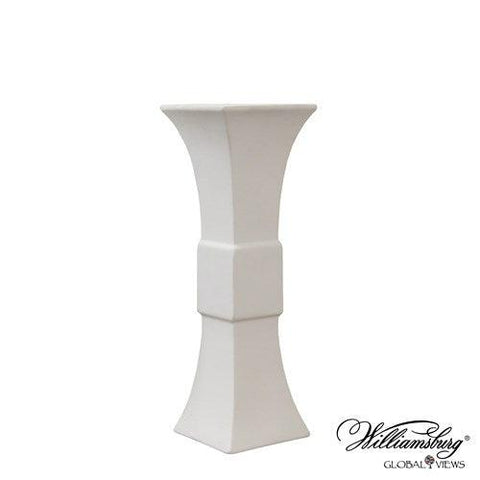 Garniture Vase-Matte White-Sm