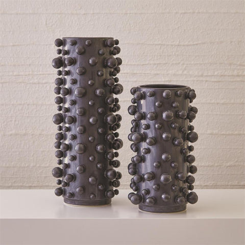 Molecule Vase-Graphite-Small(~ مزهرية الجزيء - من الجرافيت-صغيرة الحجم)