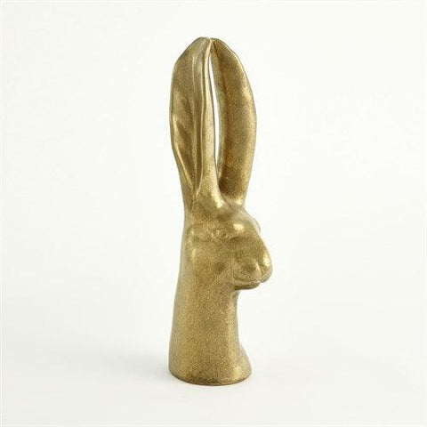 Rabbit-Large-Reactive Matte Gold(أرنب - ذهبي - كبير )