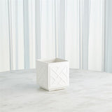 Chinoiserie Planter-Matte White